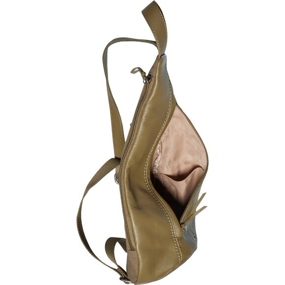 ***The Sak Geo Sling Backpack - Leather, Loden*** - Picture 6 of 7